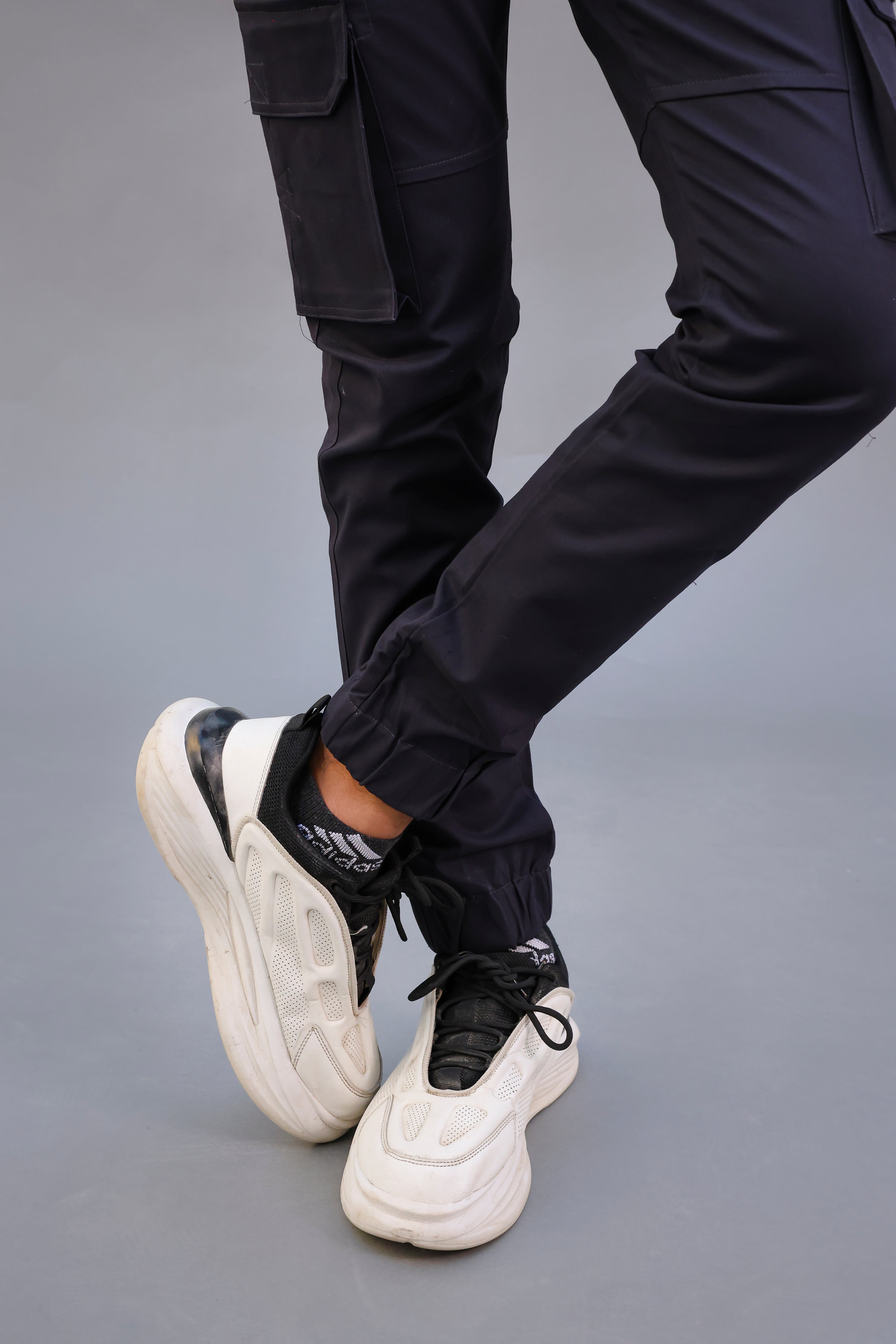 Zara Charcoal Grey Cargo Pants