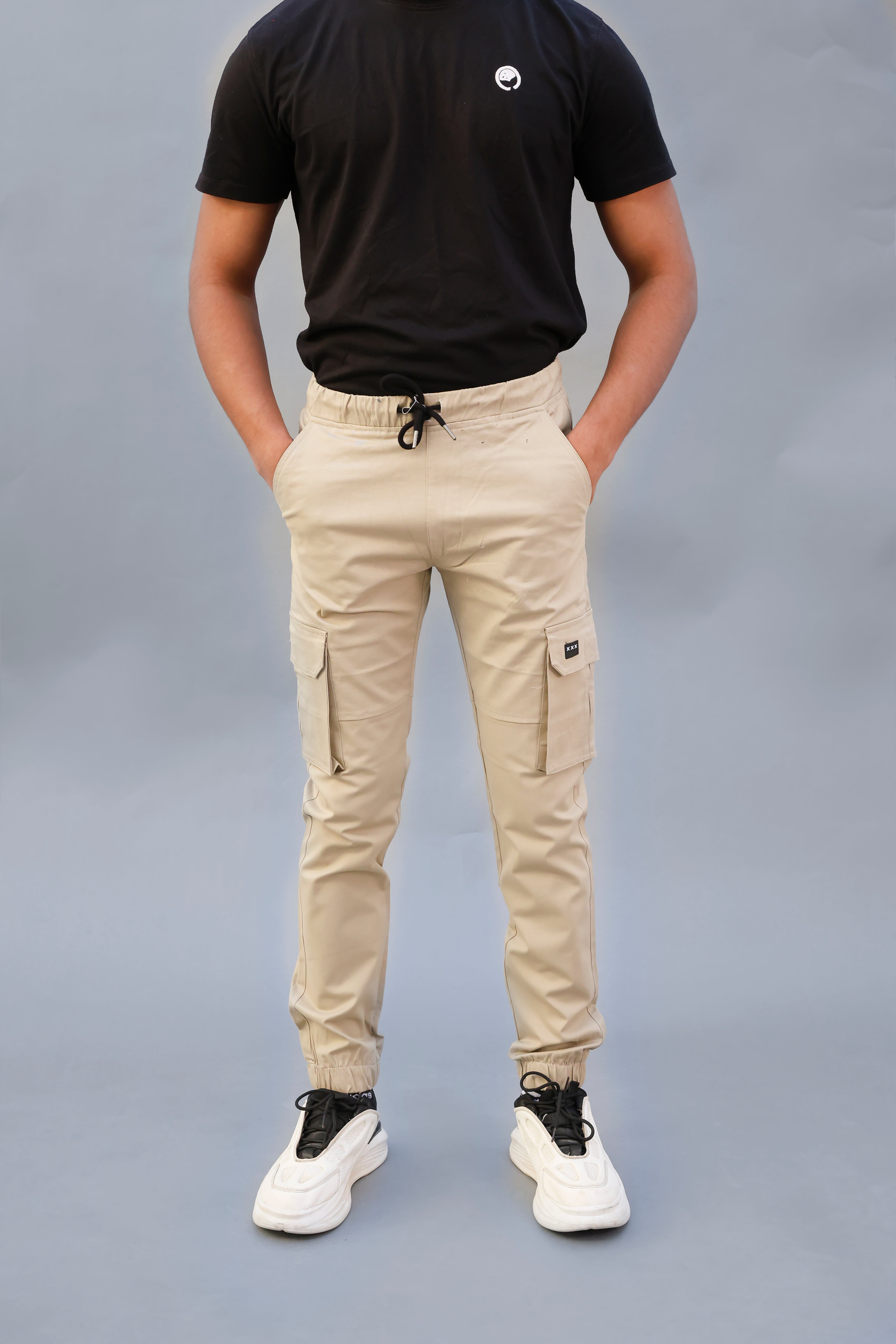 Zara Beige Cargo Pants