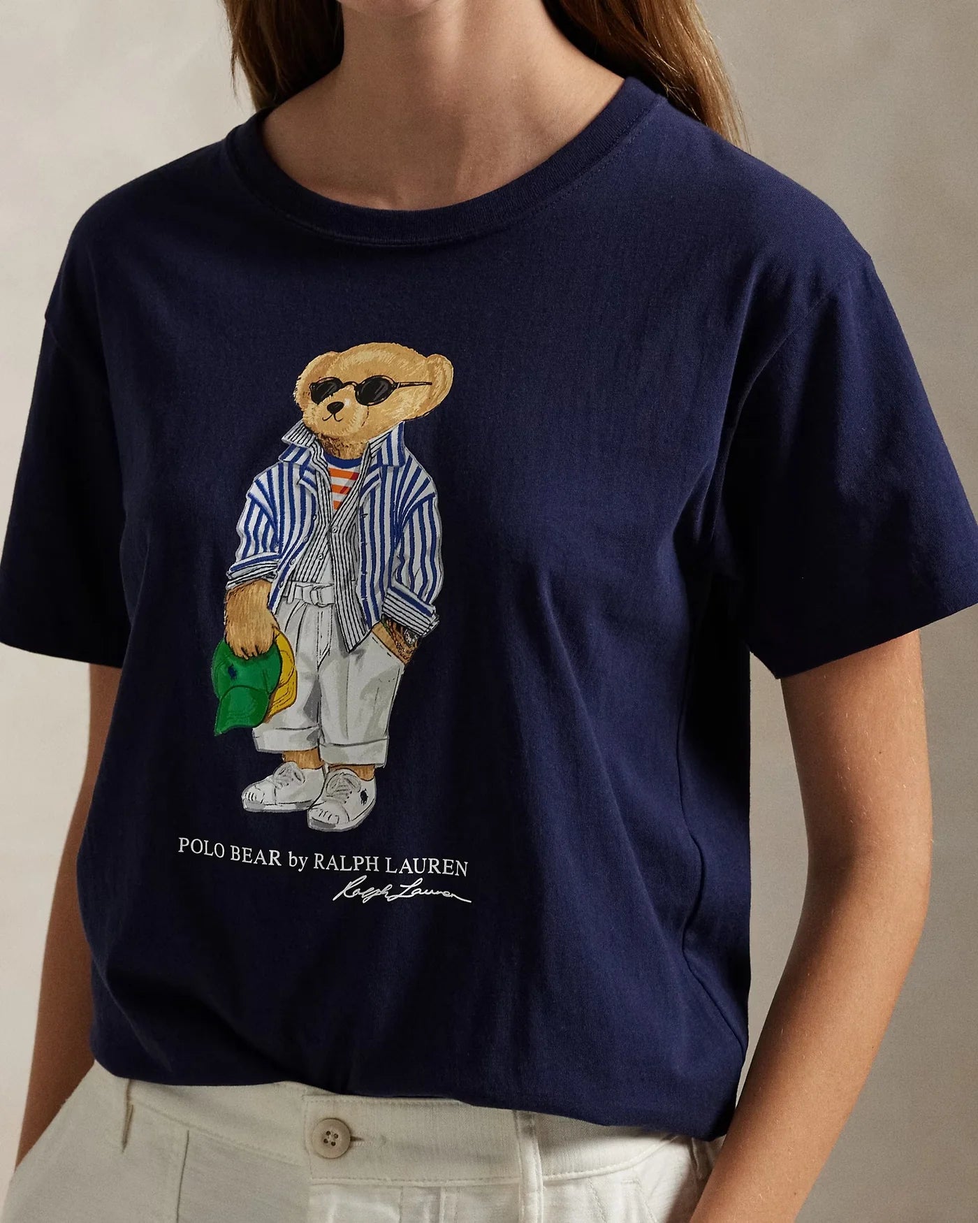 RL Bear Tee - Navy