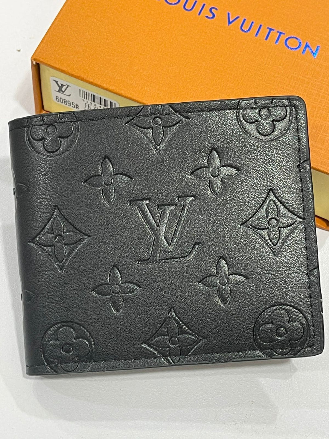 LV Embossed Bifold Black wallet