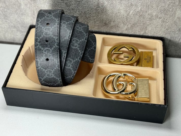 GC Belt Giftset golden buckle