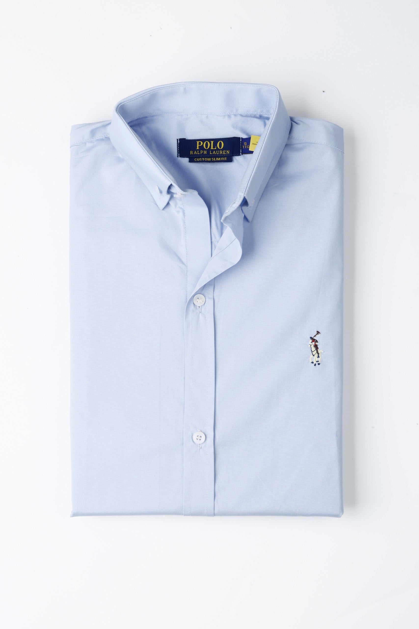 RL Polo Custom Slim Fit Shirt ( Sky Blue )