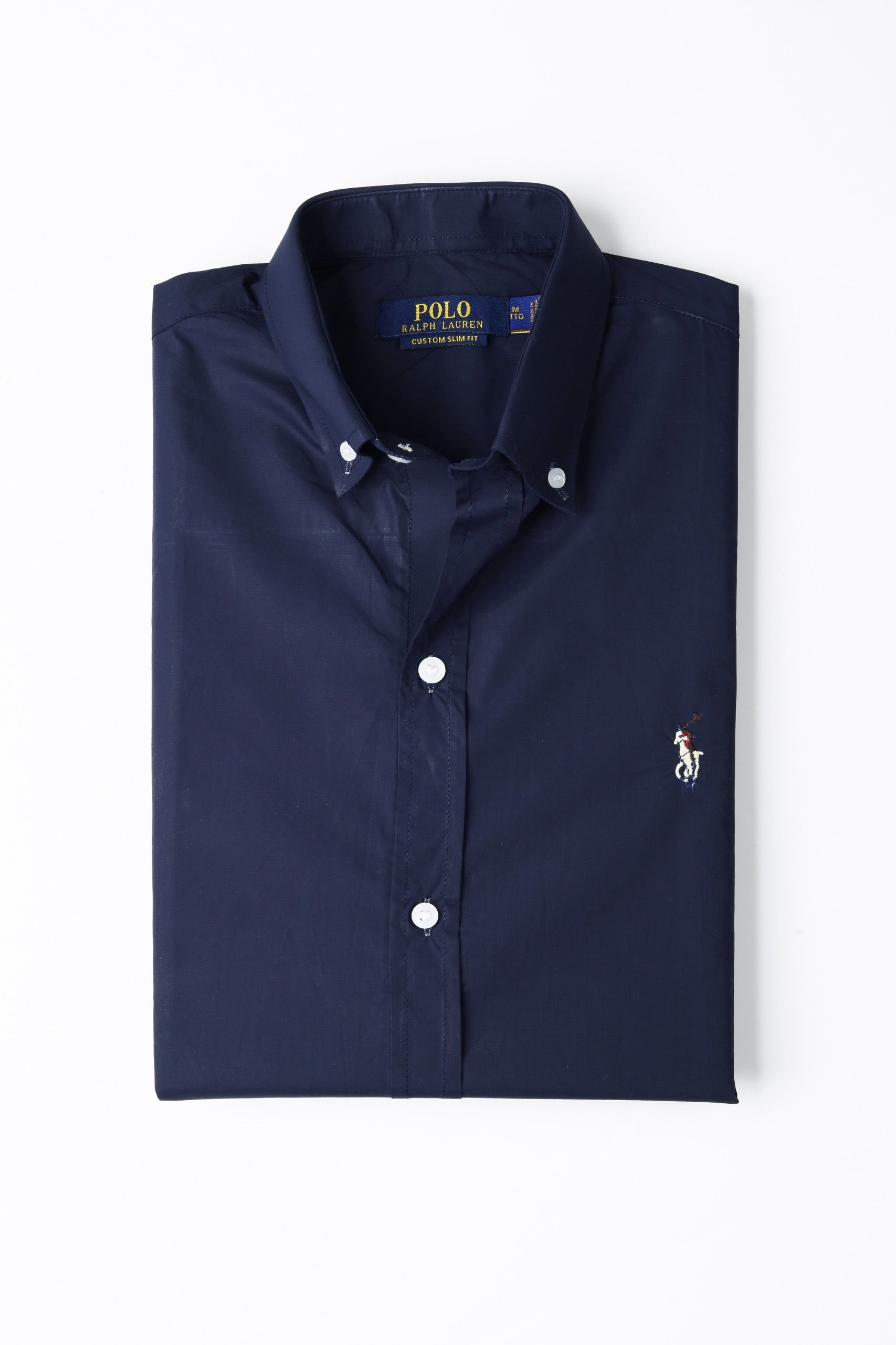 RL Polo Custom Slim Fit Shirt ( Navy )