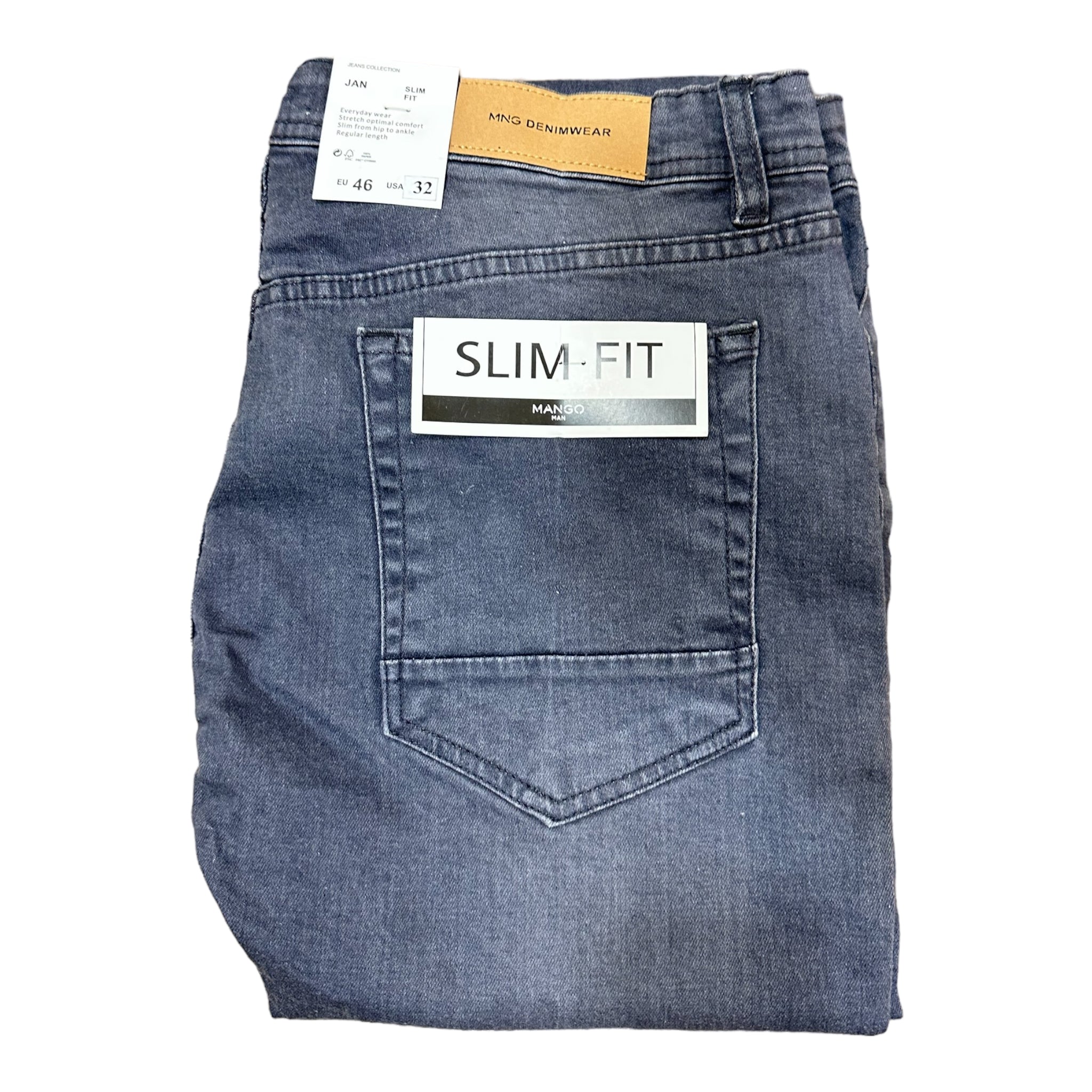 MANGO Grey Premium Jeans