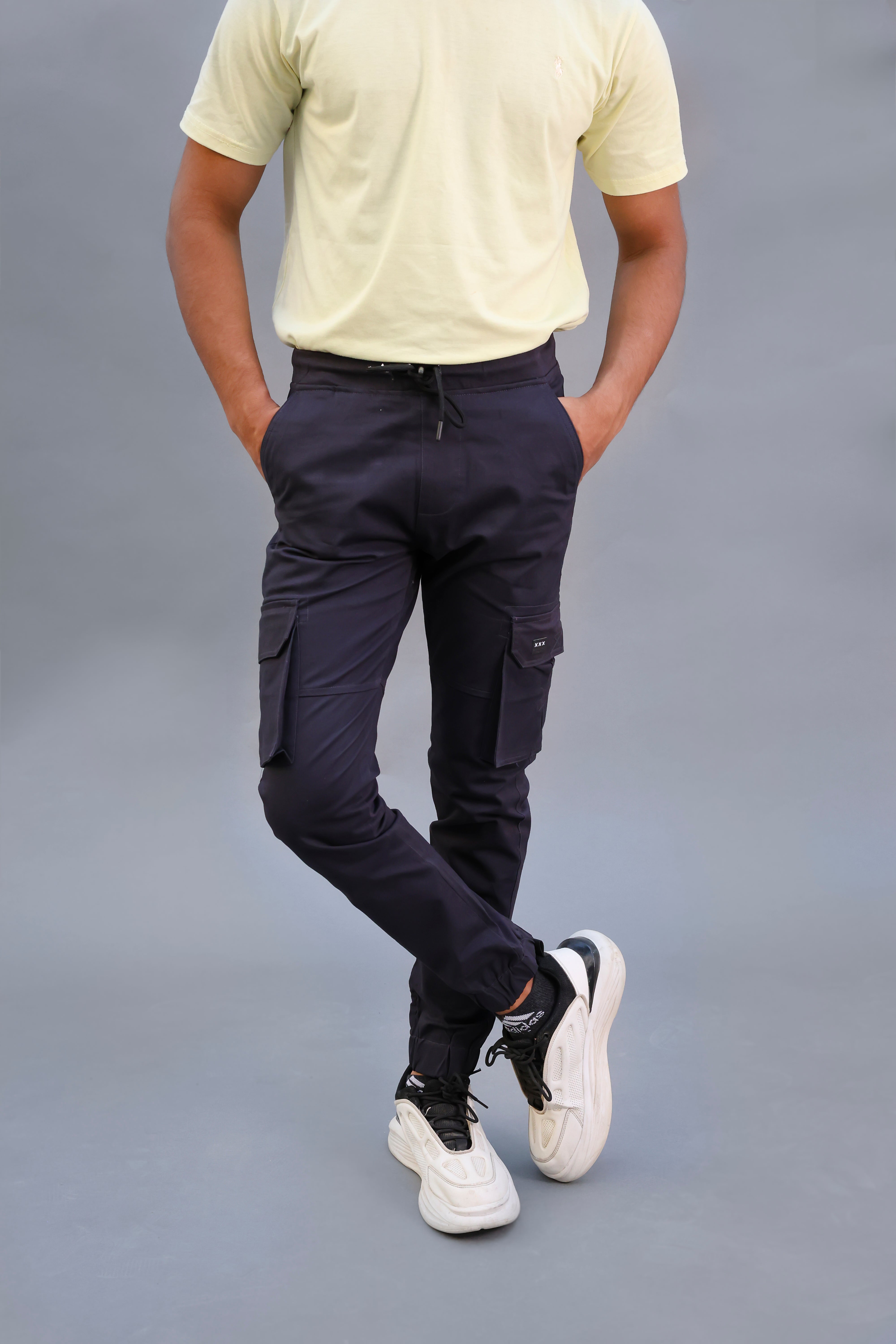 Zara Charcoal Grey Cargo Pants