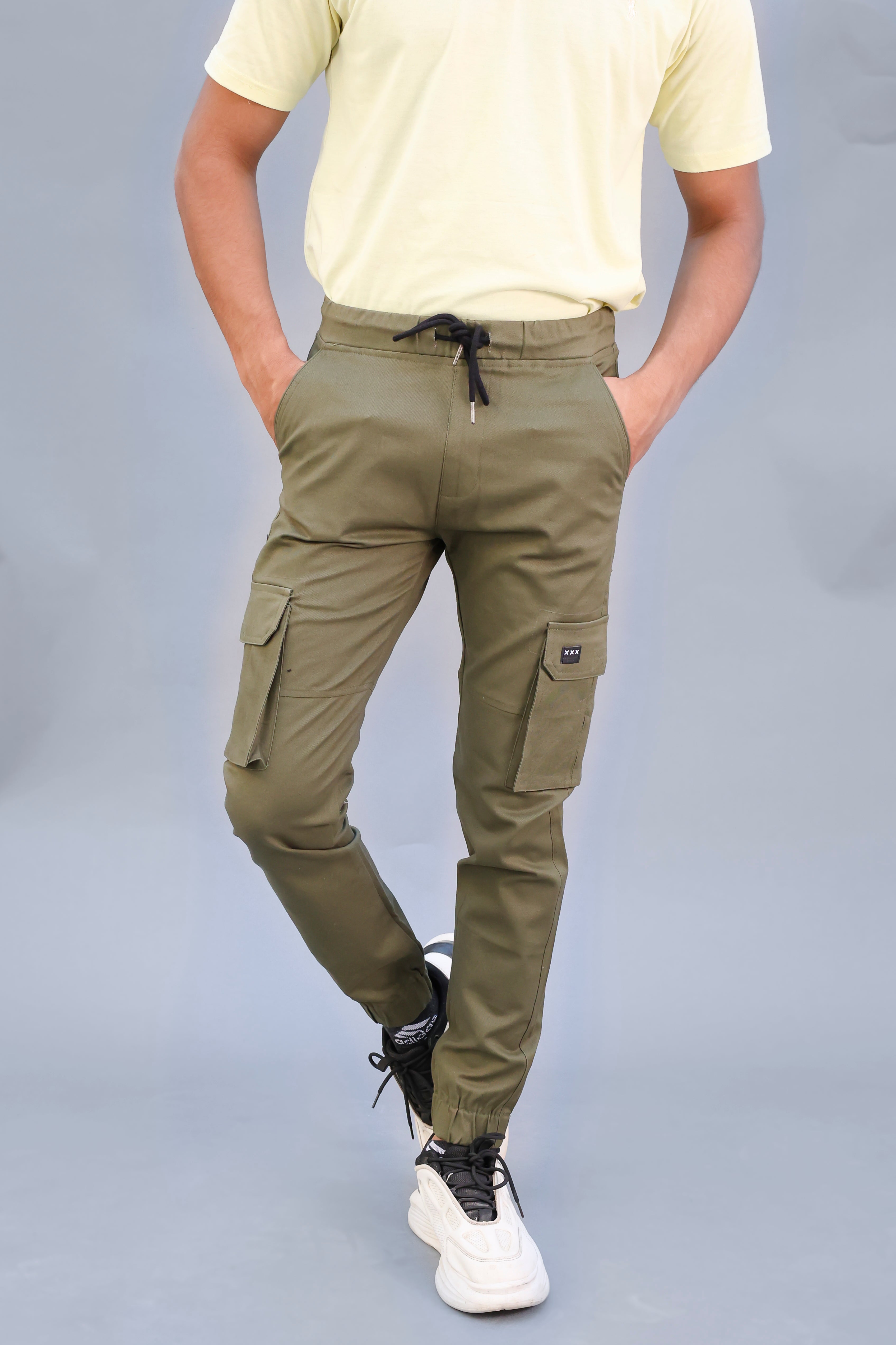 Zara Olive Green Cargo Pants