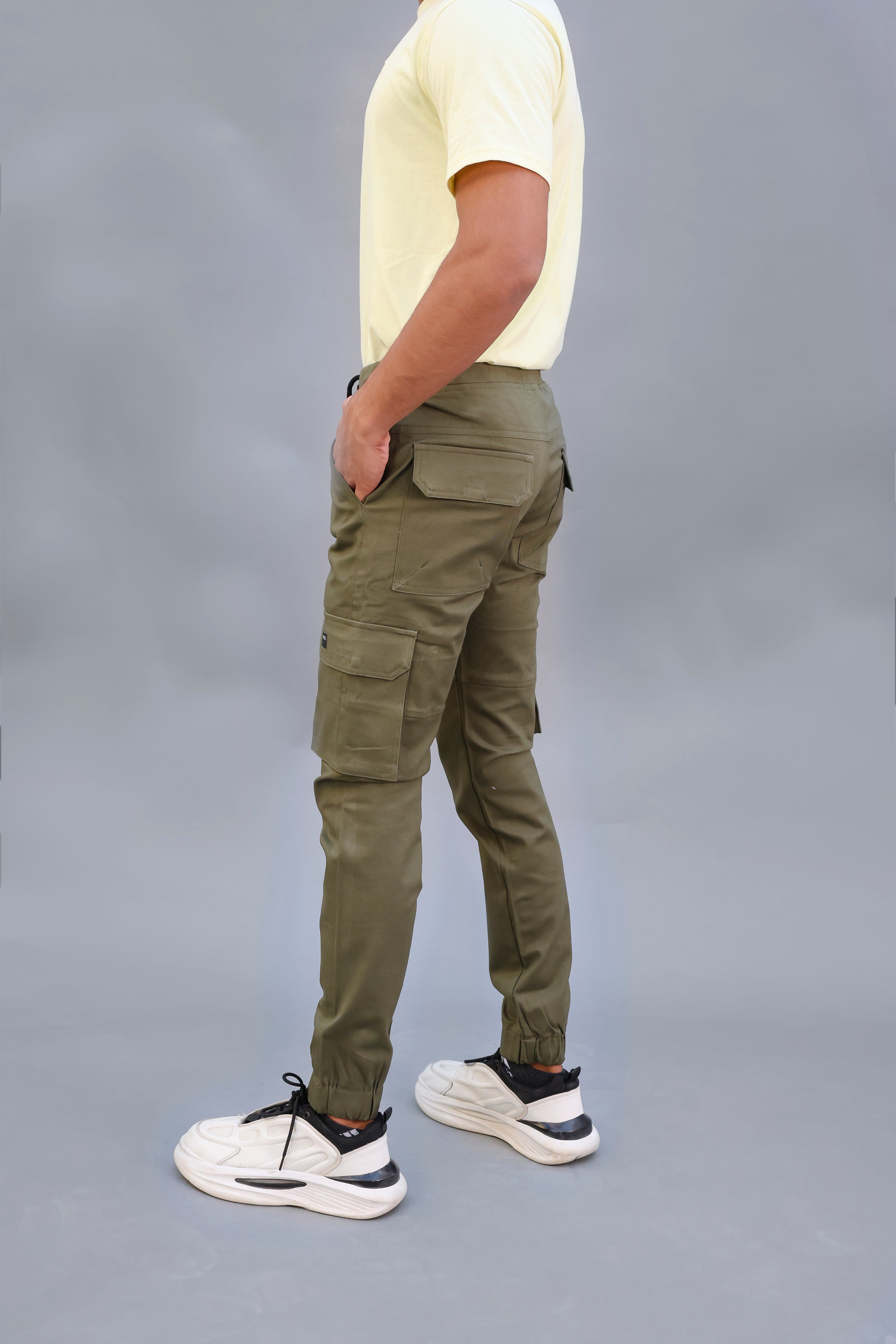 Zara Olive Green Cargo Pants