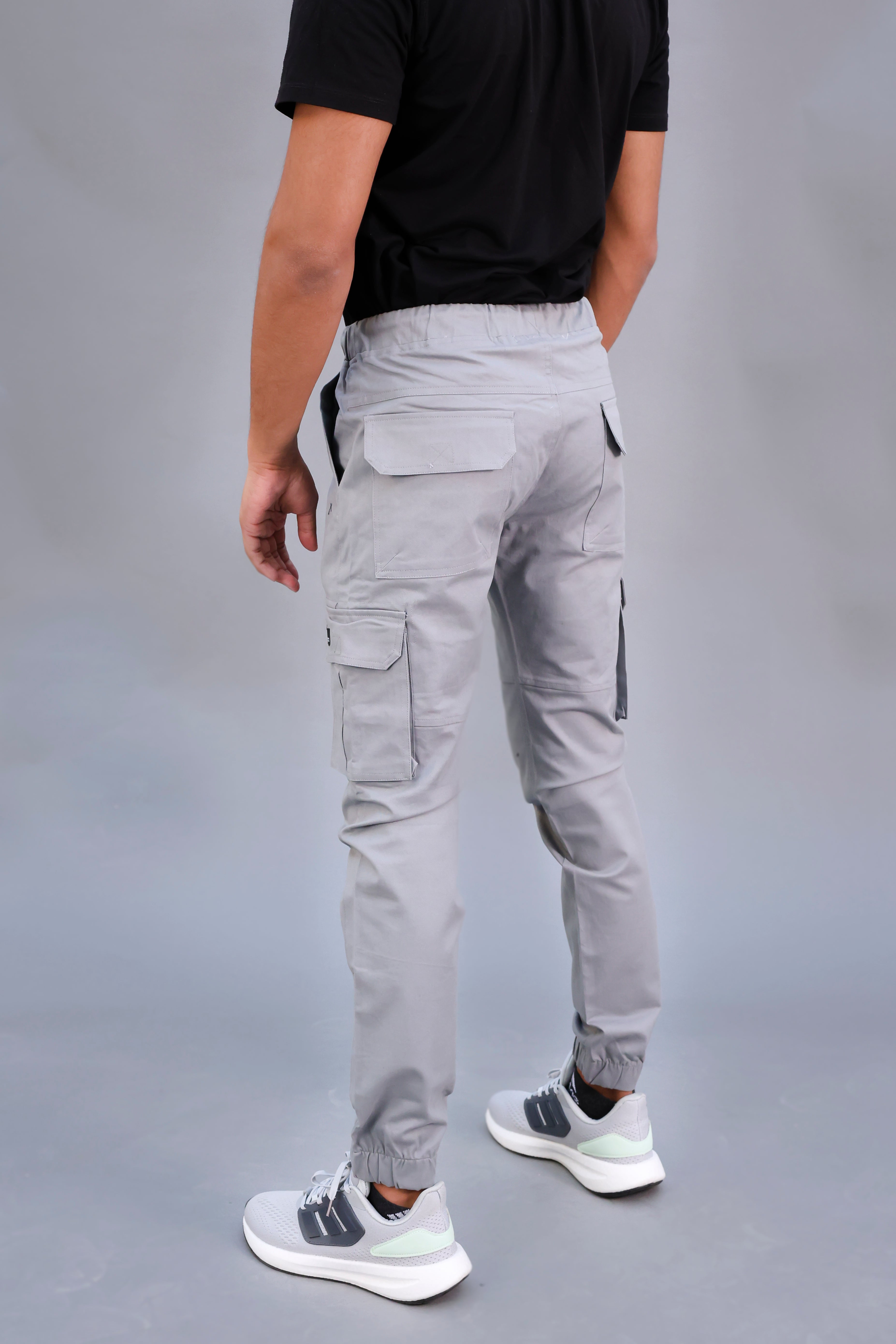 Zara Ash Grey Cargo Pants