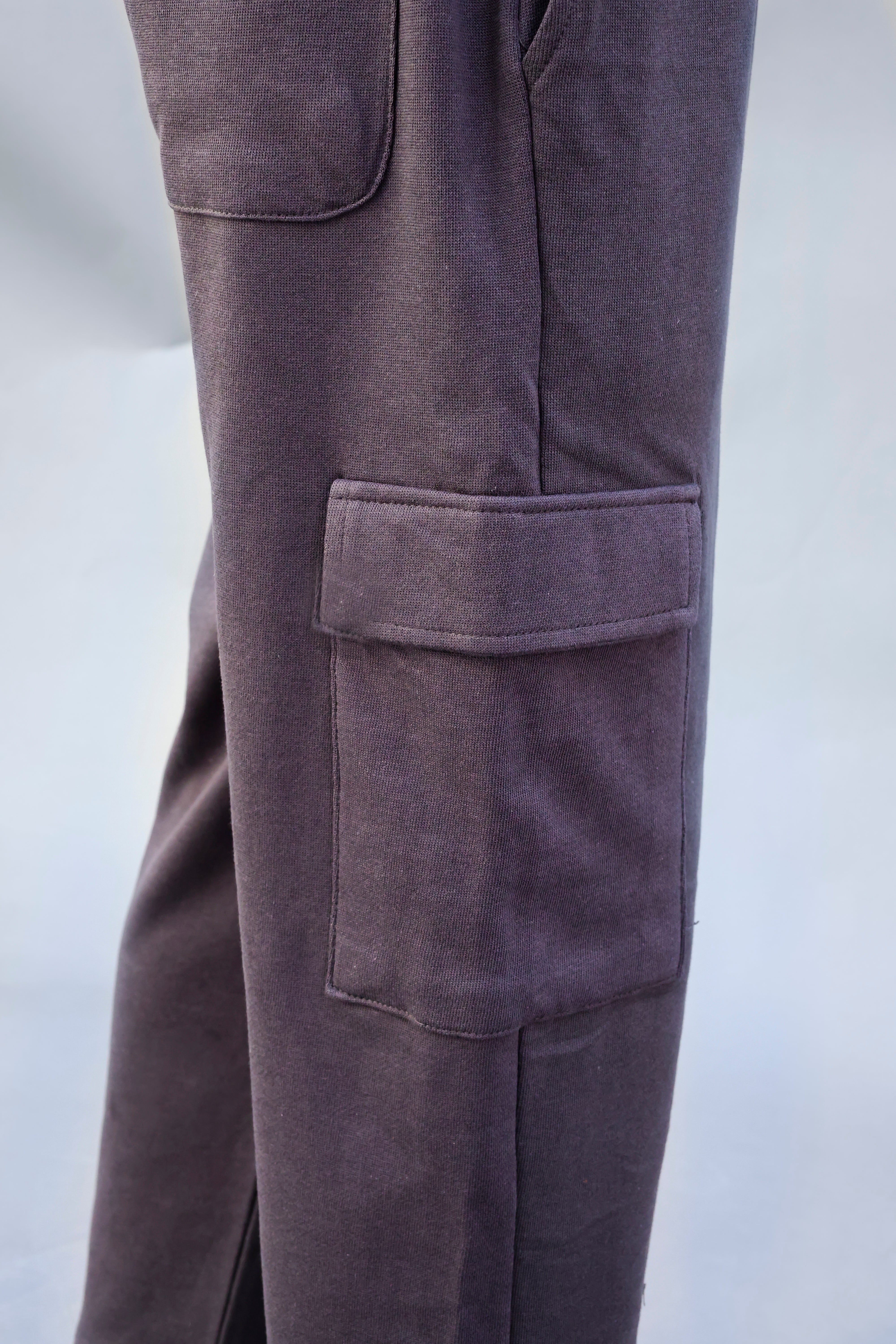 Zara Grey Loose-Fit Cargo Pants