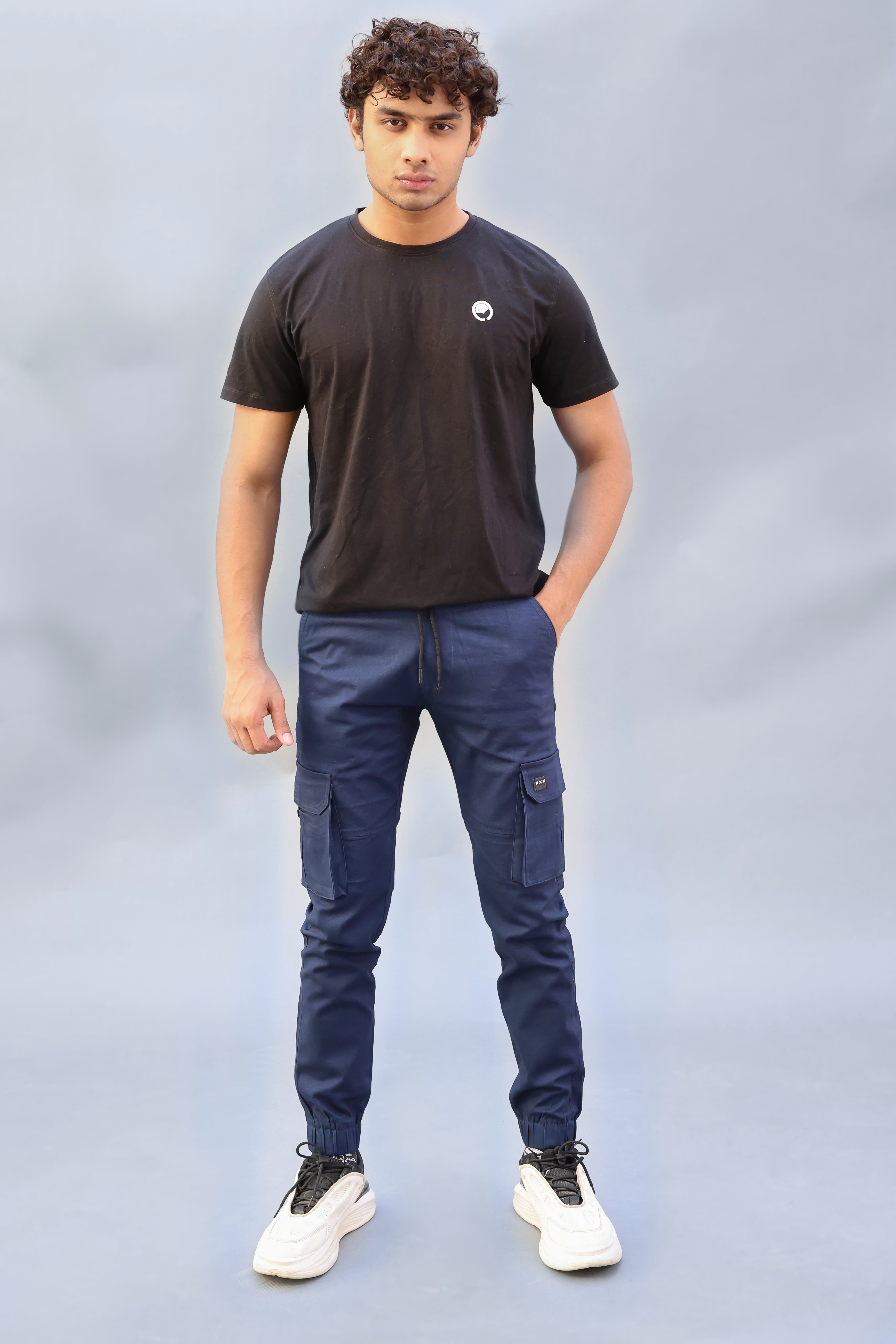 Zara Blue Cargo Pants