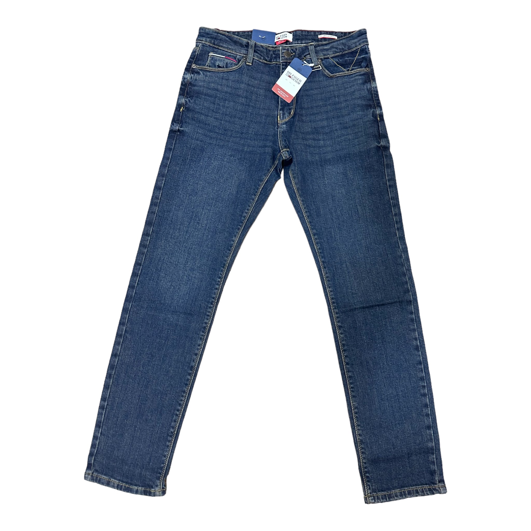 TH Dark Wash Tapered Fit Jeans