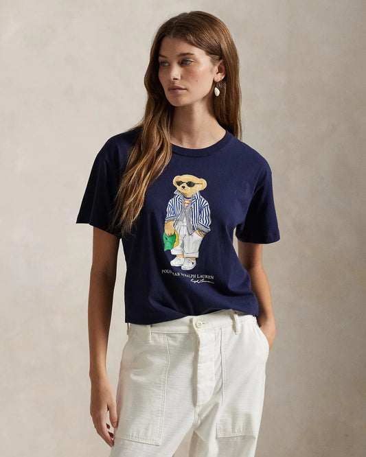 RL Bear Tee - Navy