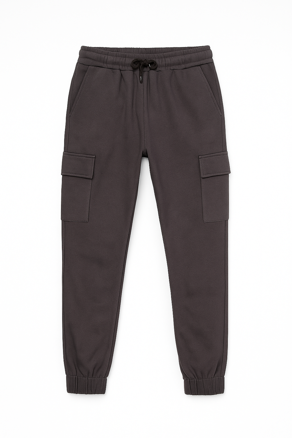 Zara Grey Loose-Fit Cargo Pants
