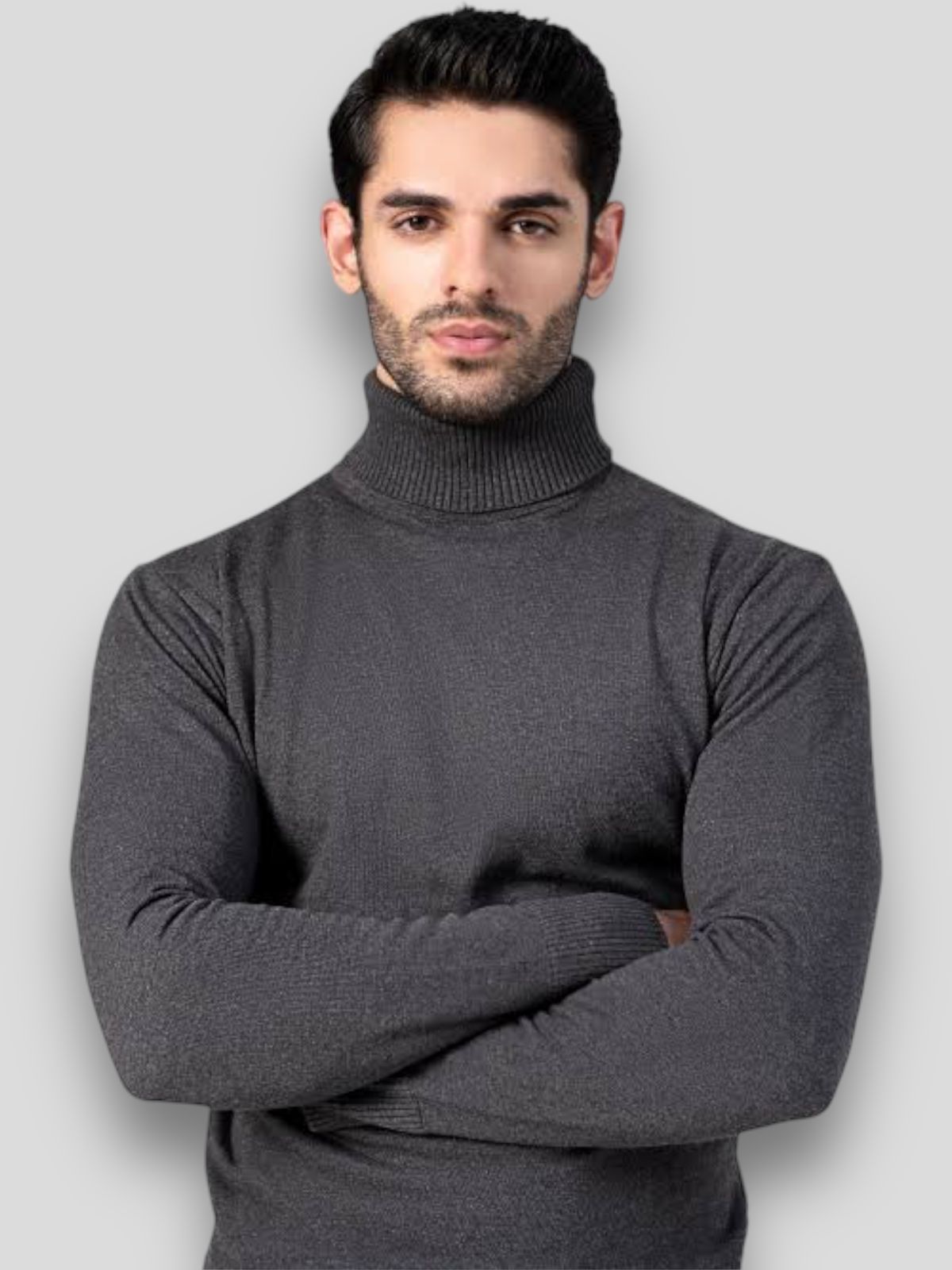 Zara Signature Turtle Neck Charcoal