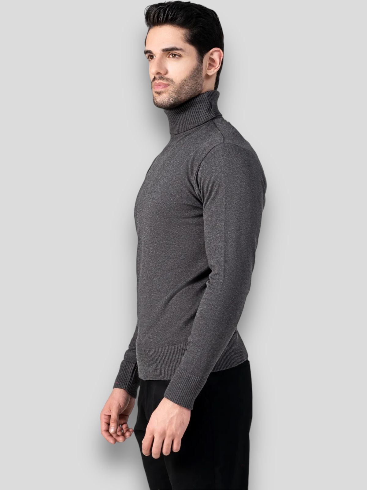 Zara Signature Turtle Neck Charcoal
