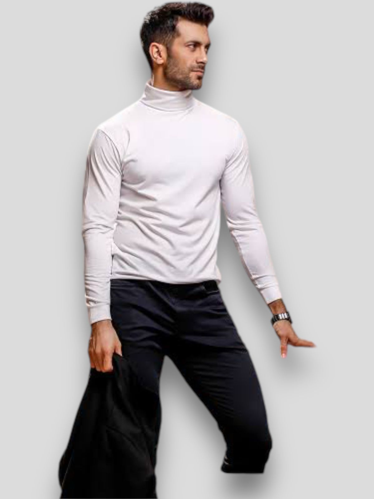 Zara Signature Turtle Neck White