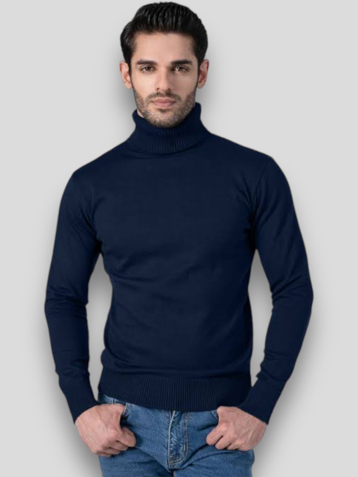 Zara Signature Turtle Neck Navy