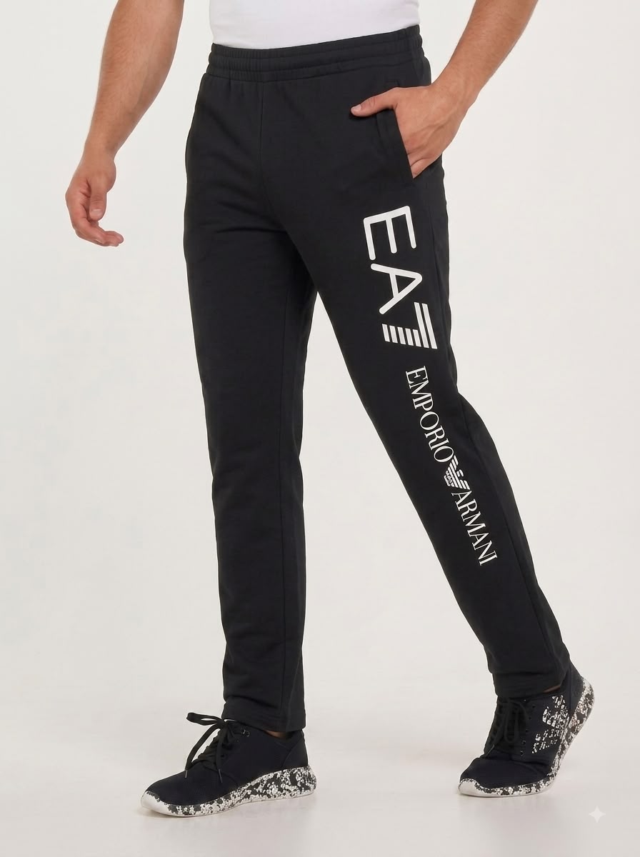 EA7 Cotton Trouser ( Black )