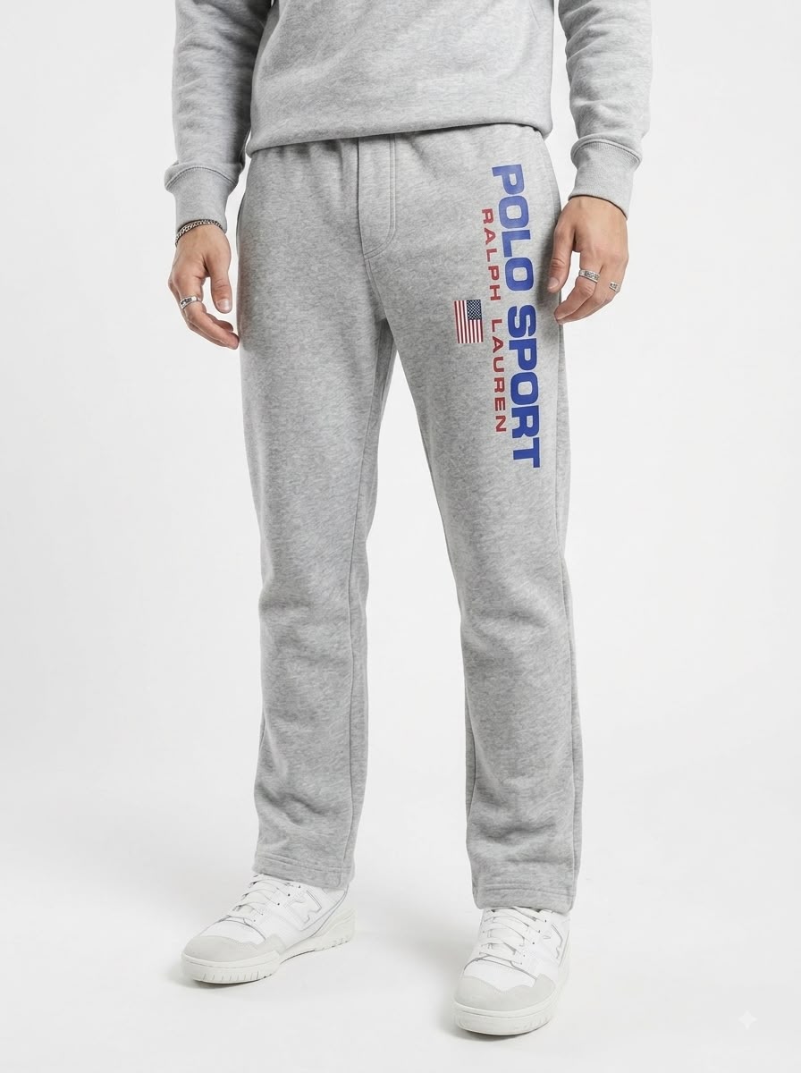 RL Polo Cotton Trouser ( Heather Grey )