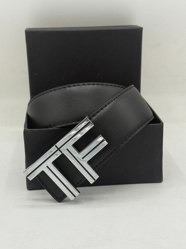 Tom Ford iconic "TF" Silver Belts