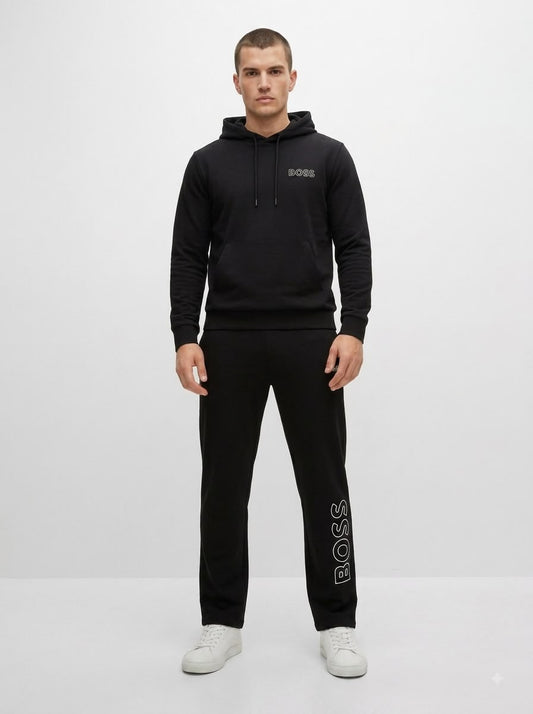 Boss Cotton Trousers ( Black )