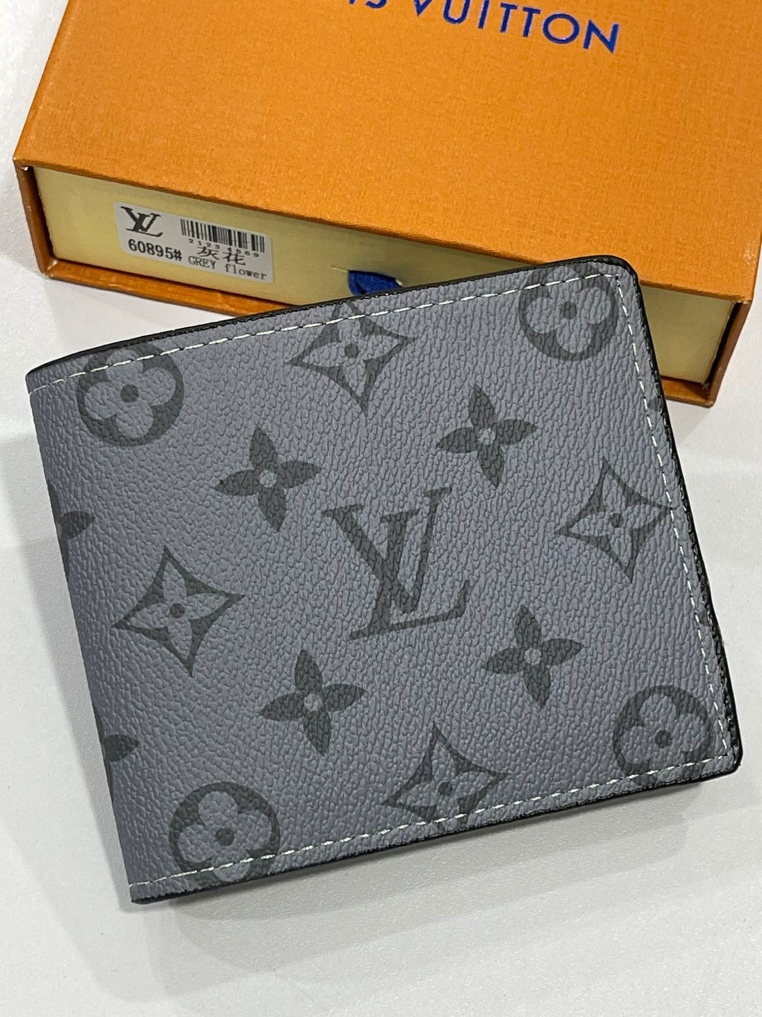 LV grey Bifold wallets